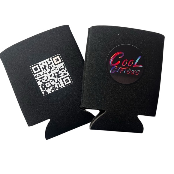 Handmade Other - 2 Foam Can Cooler Koozie any color with your QR code personalized customer gifts